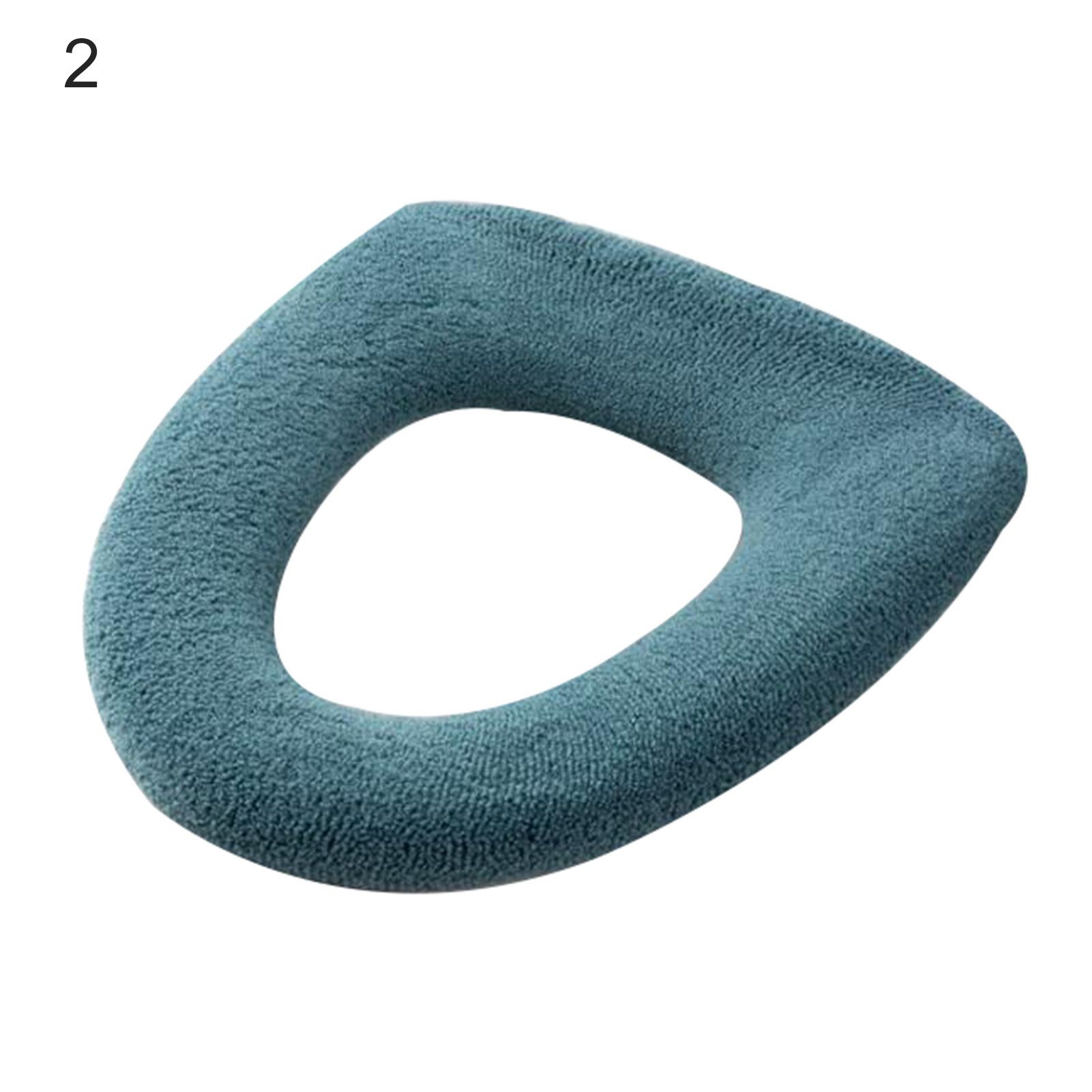 Toilet Seat Pad Dust-proof Handle Design Warm Toilet Seat Pad