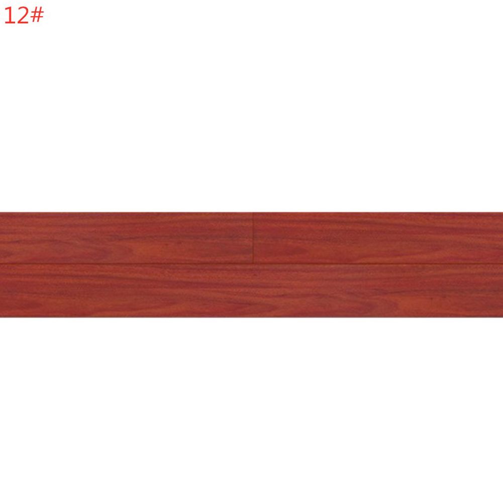 Yfashion 5M 3D Wood ain Self Adhesive ile Art Floor Sticker for Living Room Bedroom Decor