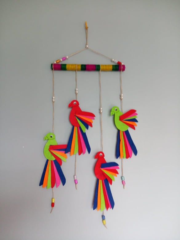 Jute handmade By Bird Showpiece