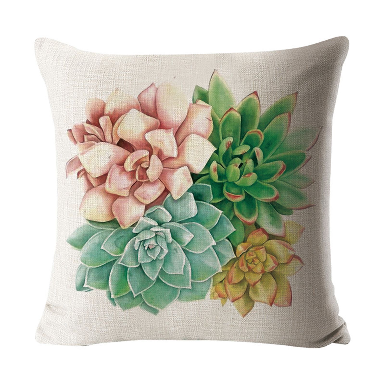 Pillow Cover Charming Invisible Zipper Creative Cushion Cover