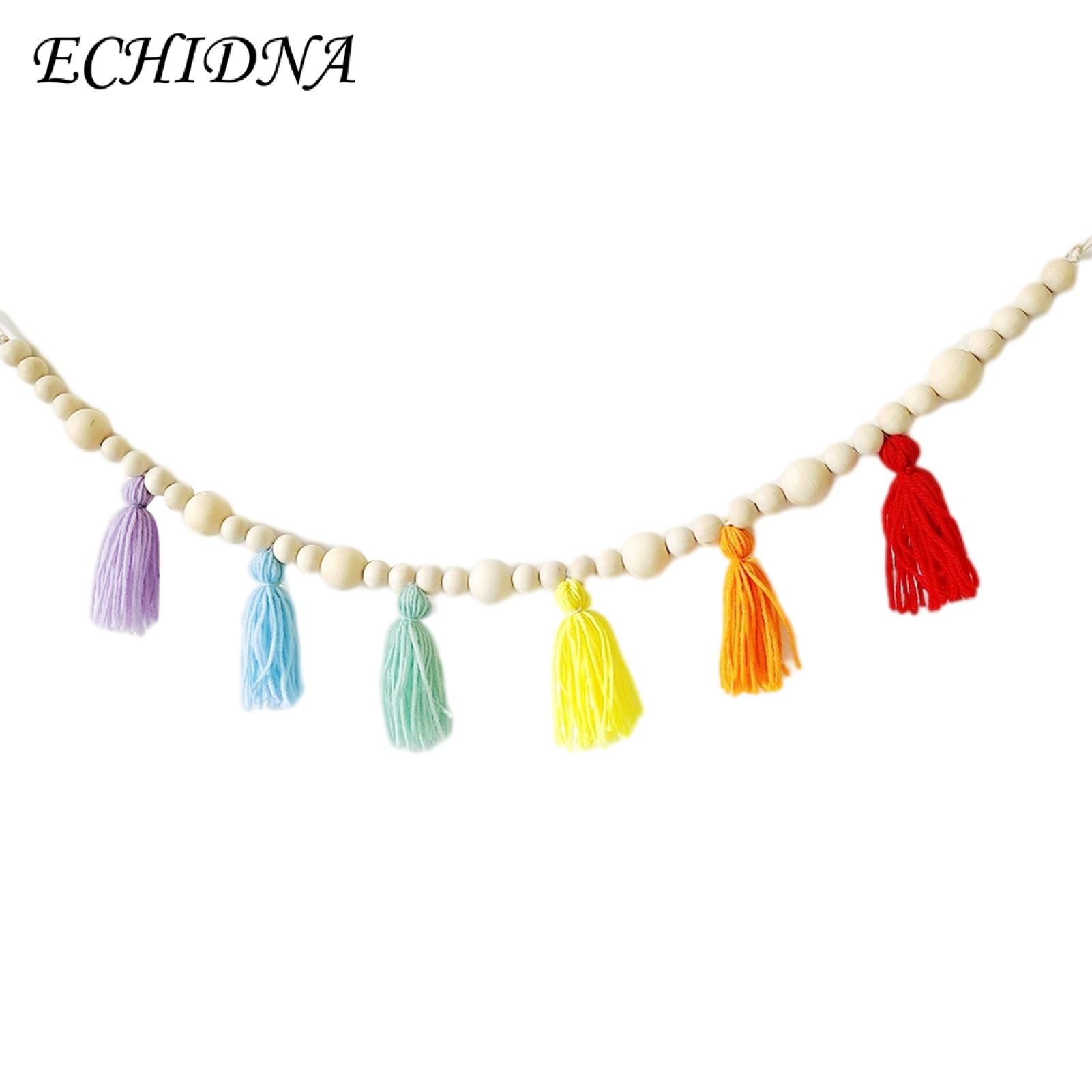 Tassel Wall Hanging Fade-resistant Birthday Party Pom Garland