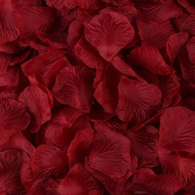 500/1000/2000 Pcs Artificial Rose Petals Colorful Wedding Romantic silk Rose Flower for wedding decoration supplies