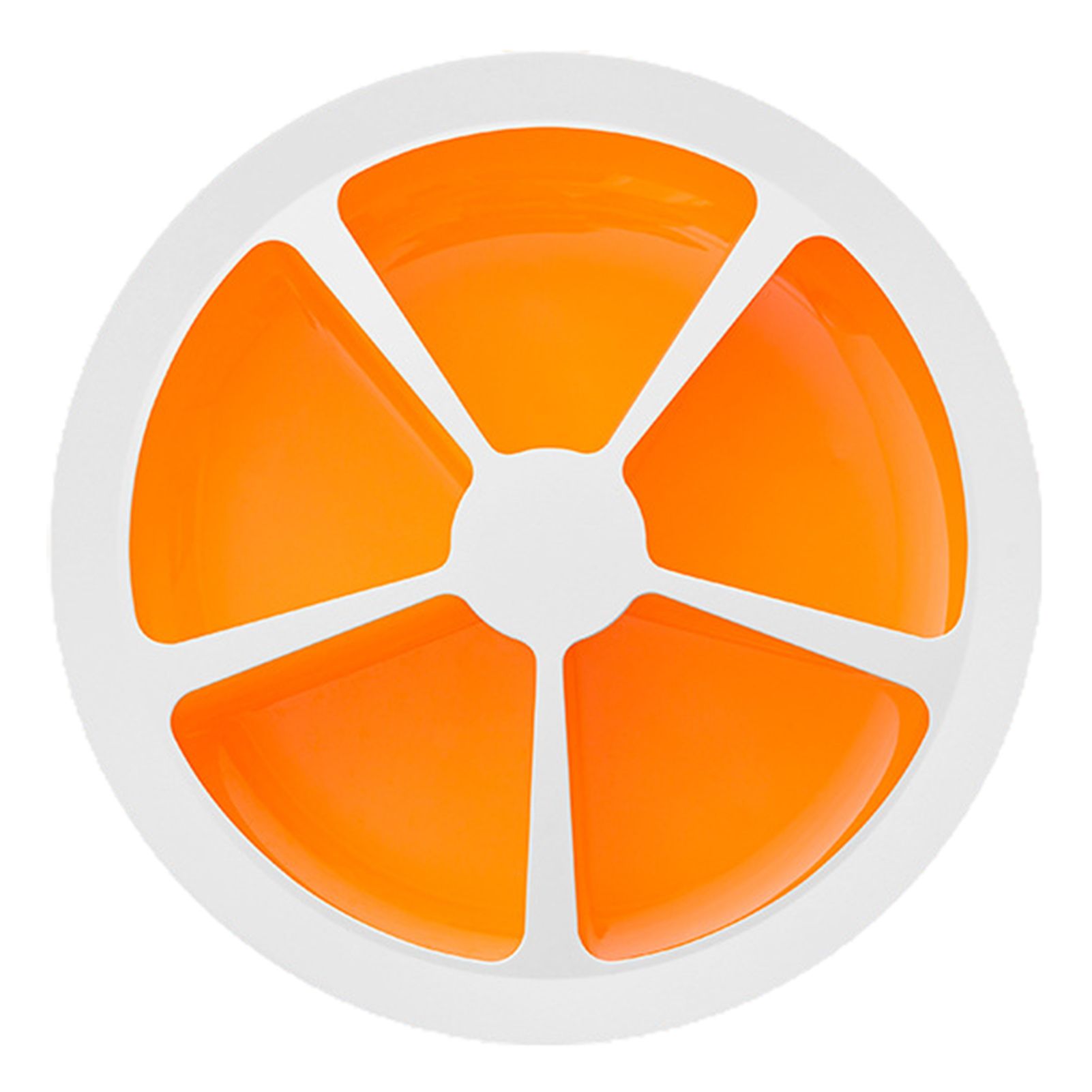Fruit Plate Eye-catching Decorative Round Edge Dessert Tray