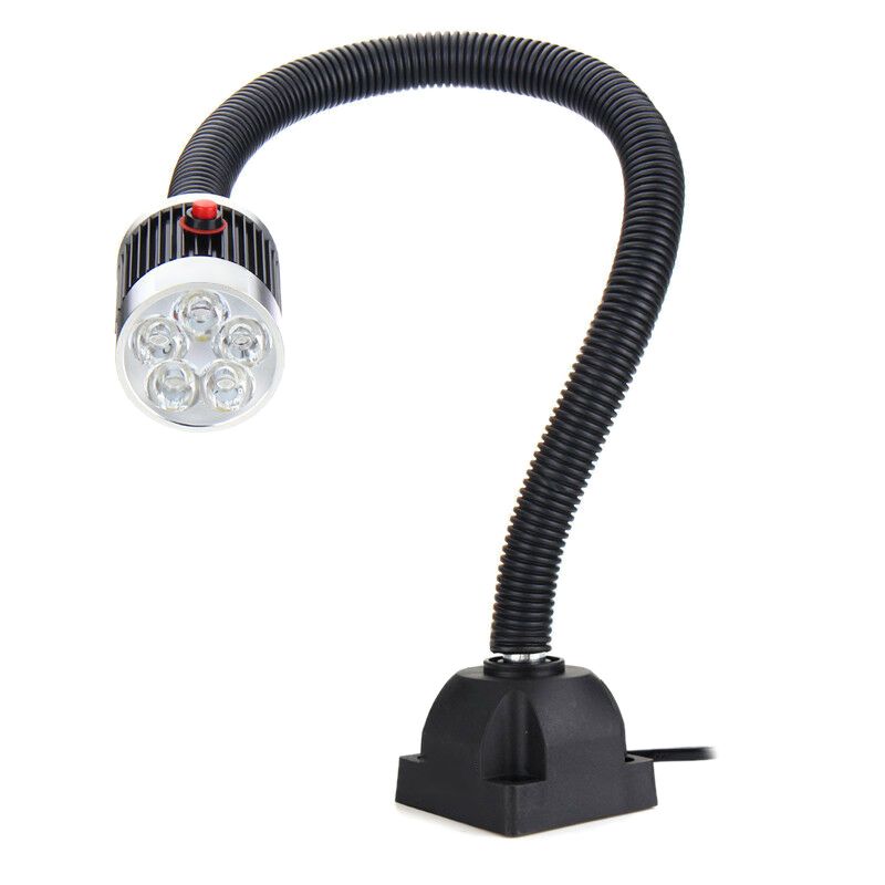 110V-220V 5W LED Lamp Sewing CNC Machine Magnetic Base Gooseneck Working Led Machine Tool Light US Plug