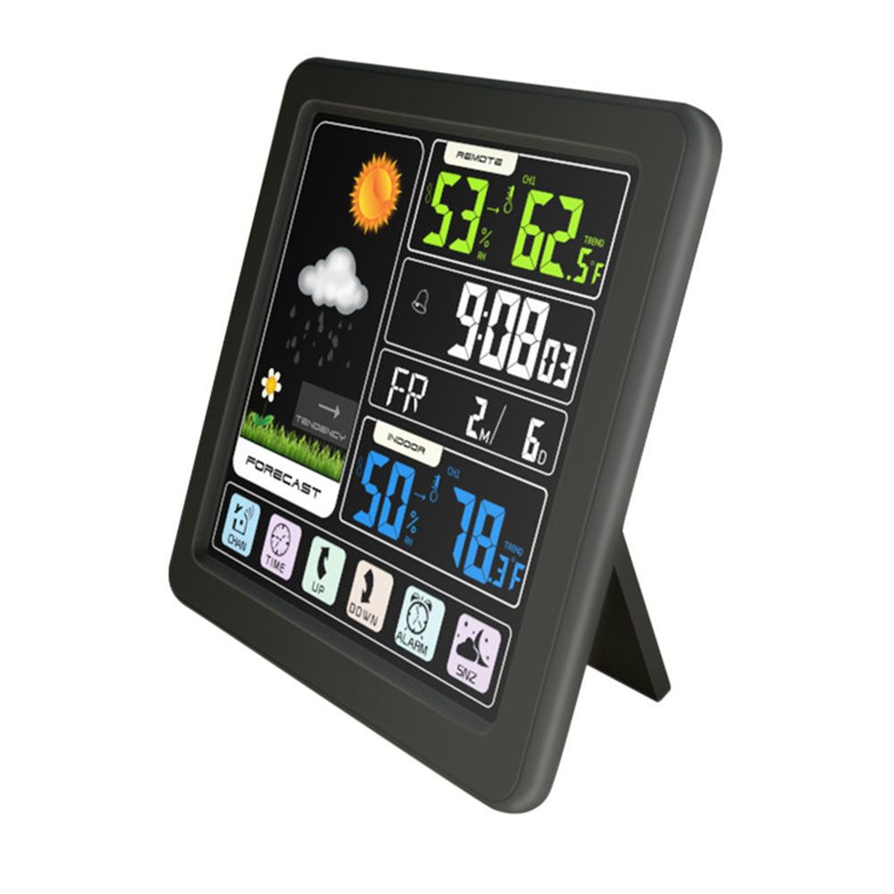 Indoor Outdoor Digital Wireless Weather Station Clock Hygrometer Thermometer