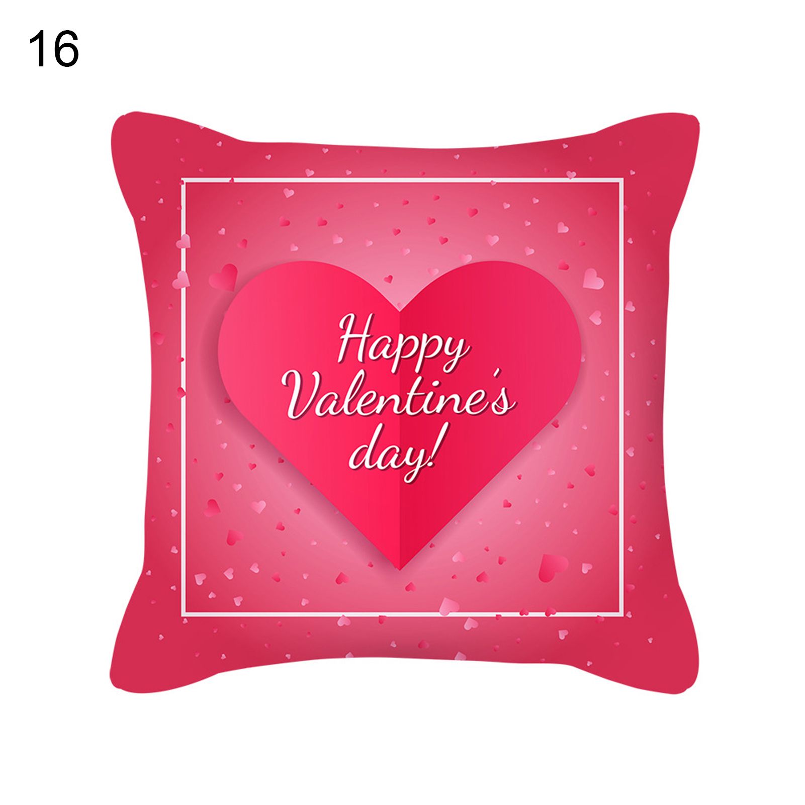 lowcase Romantic Decorative Love Tmed Pted Sofa Throw Cushion Case