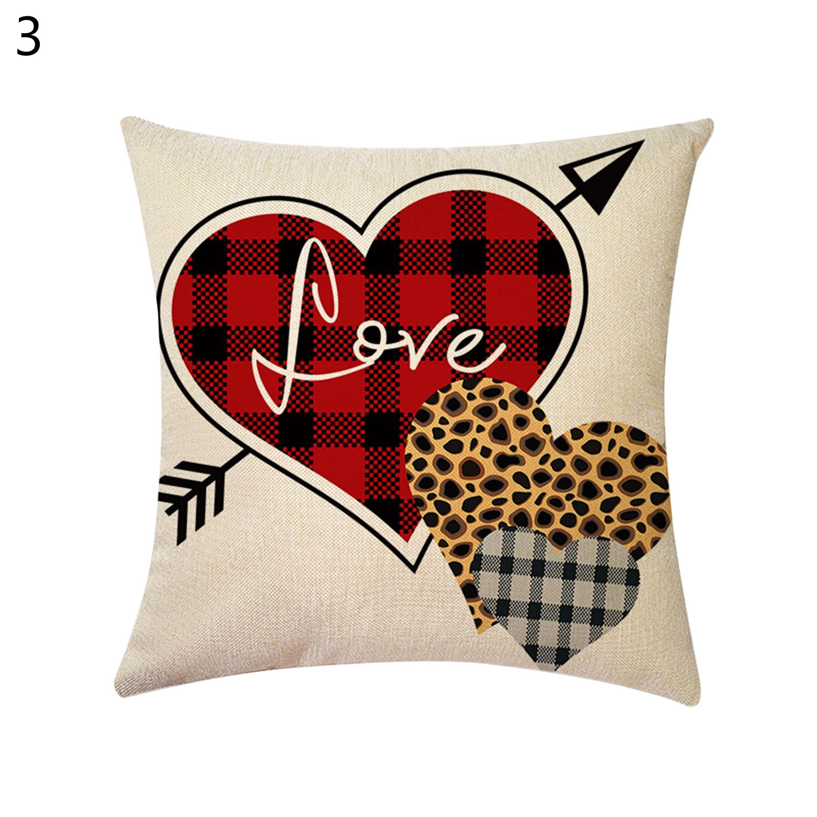 Cushion Case Soft Touch Buffalo Plaid Printed Throw lowcase