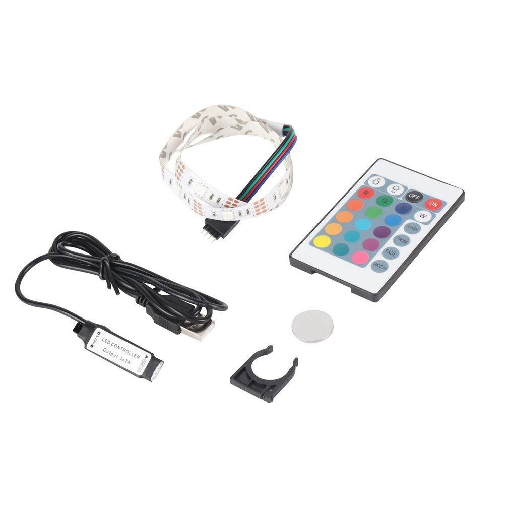 Non-Waterproof 5V 5050 RGB USB Remote Control LED String Light Party Lamp