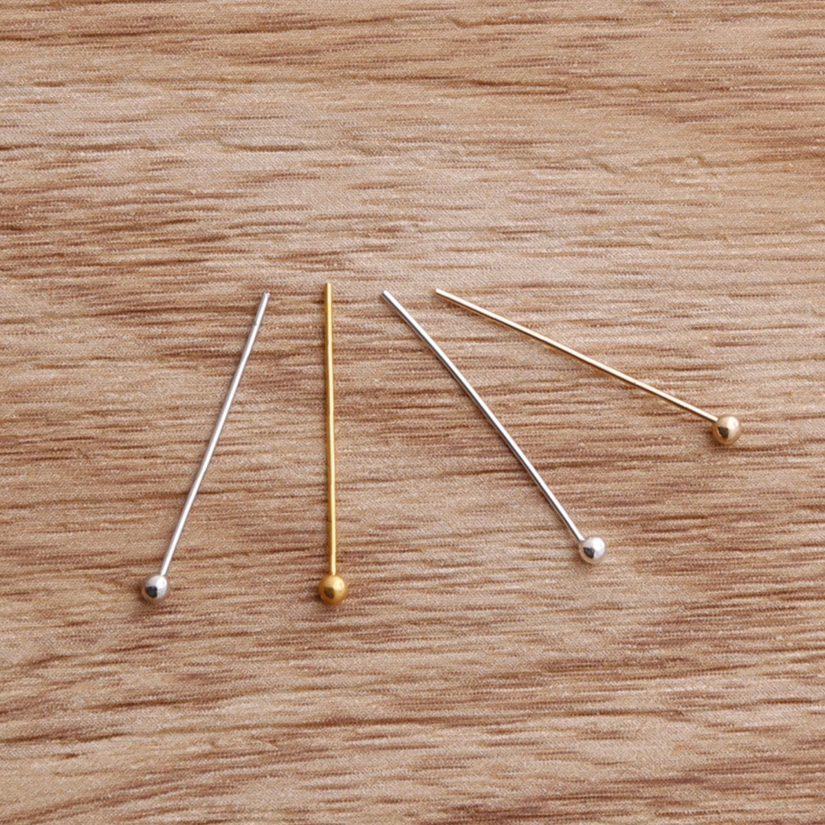 500pcs/pk Metal Copper Ball Pin Needle 0.5x20mm DIY Jewelry Making Head Pin Accessories Supplies Wholesale