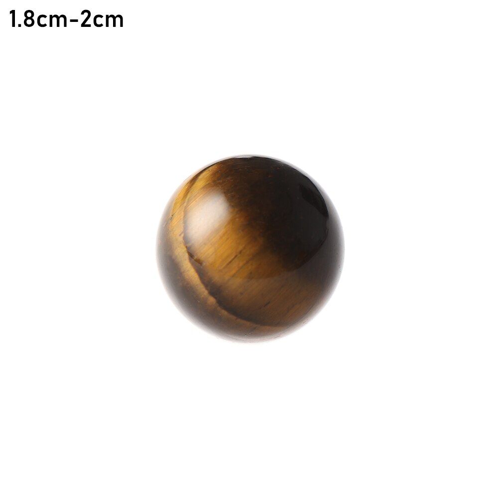 Natural Round Stone Jewelry Making Raw Gemstone Divination Healing Sphere Rare Minerals Ore Quartz Tiger-eye Crystal Ball