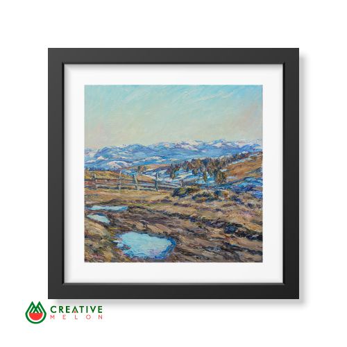 Abstract acrylic painting poster for home decor,Bedroom wall decor, Office wall decor, Friend gift idea, Best online frames, Study room wall poster 12x12 Inch printed frames