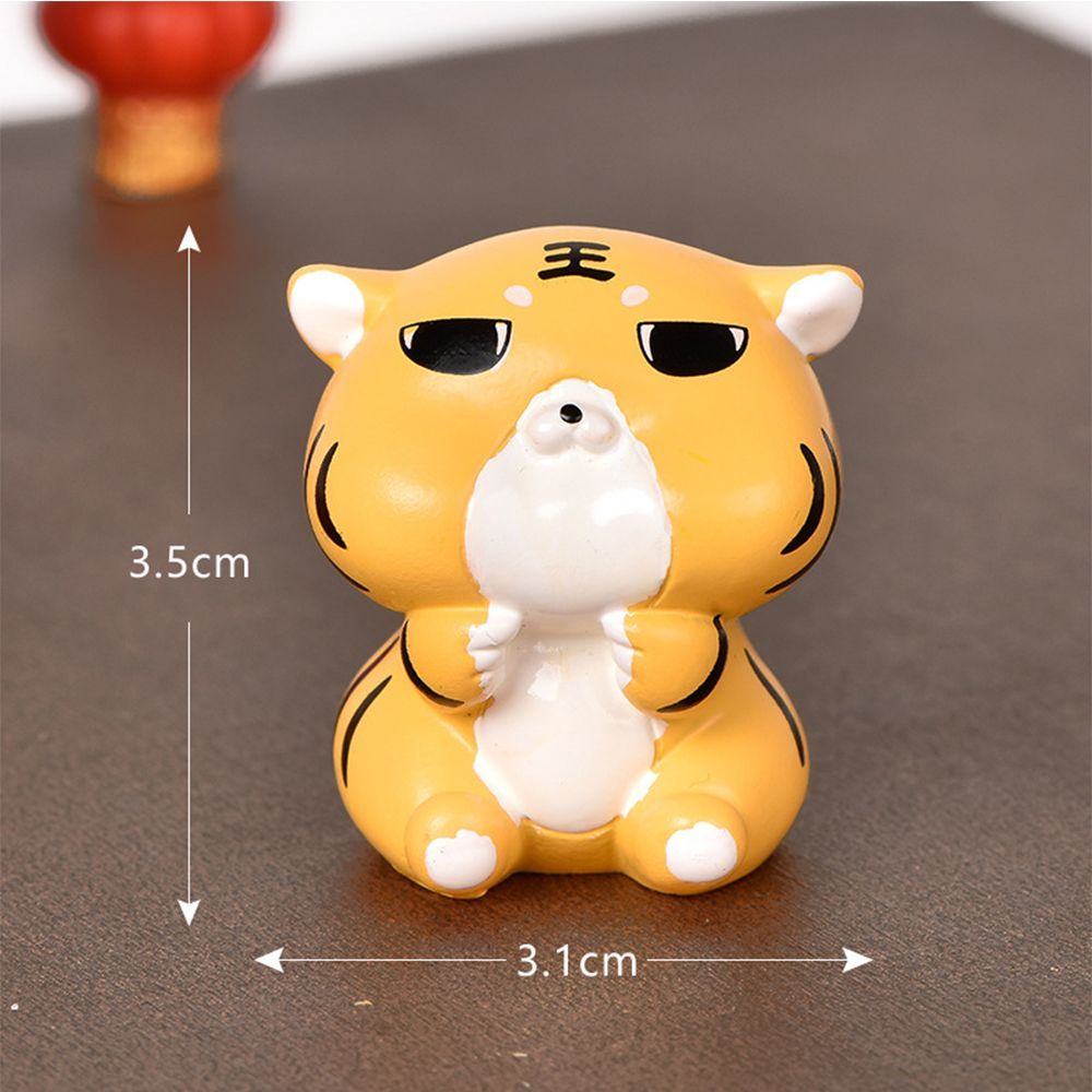 DIY New Year  Miniature Figurine Micro Landscaping Garden Desktop Ornament Resin Statues Festival Home Decor