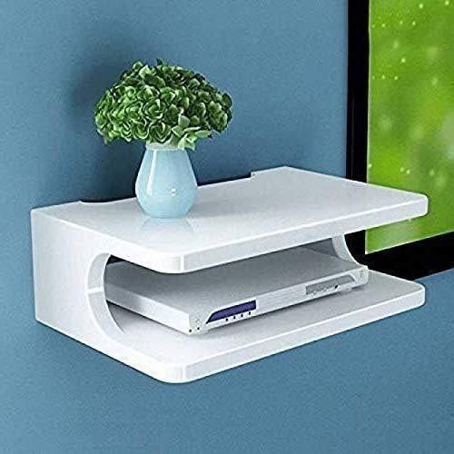 WIFI ROUTER STORAGE STAND SET TOP BOX STAND Wall Floating Shelves Wall Mount New Model