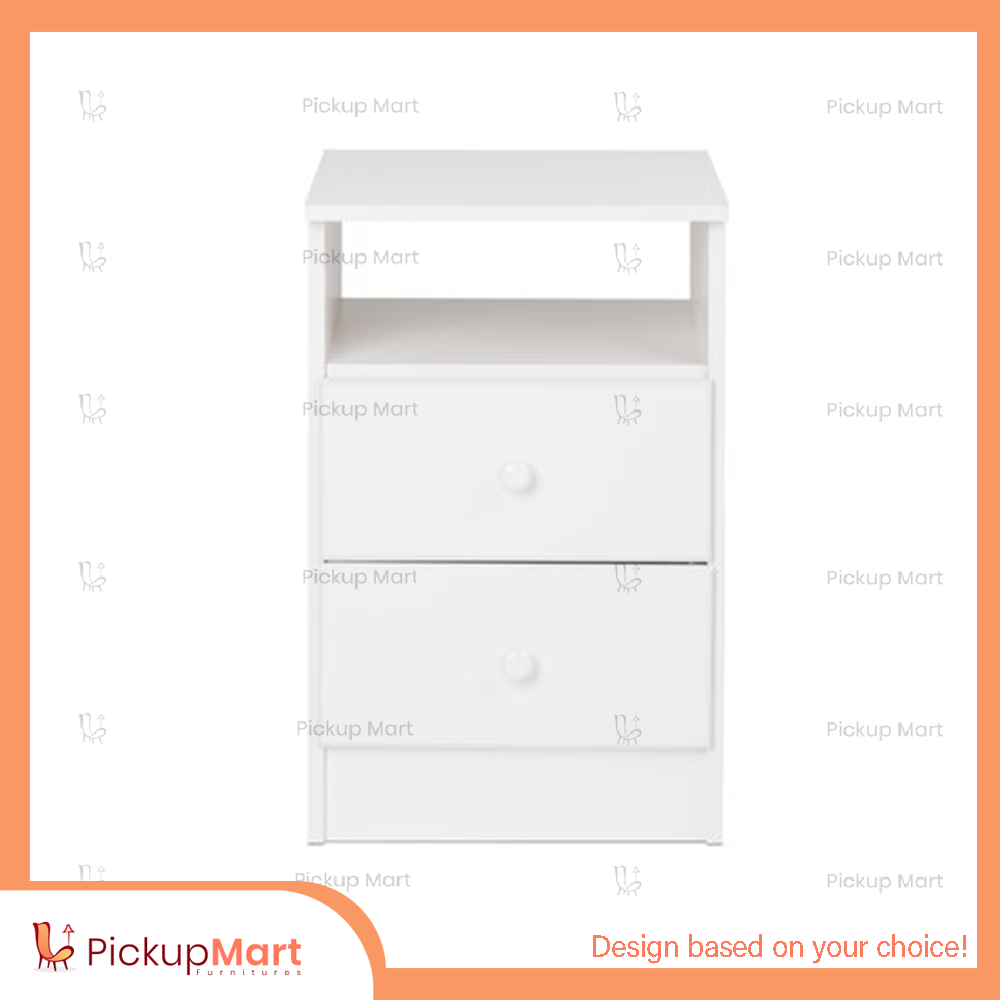 Creative Sofa Side Table | Exclusive Bedside Table | Coffee Table with Storage Shelf | Living Room | Bedroom Furniture | Minimalistic Bedside Table | Best Quality BT - 17