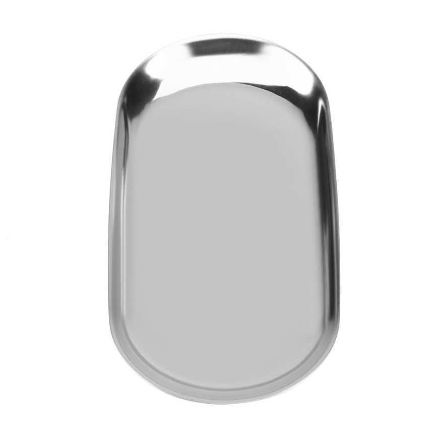 Stainless Cosmetics Tray Nordic Style Storage Jewelry Cake Plate for Office Desks