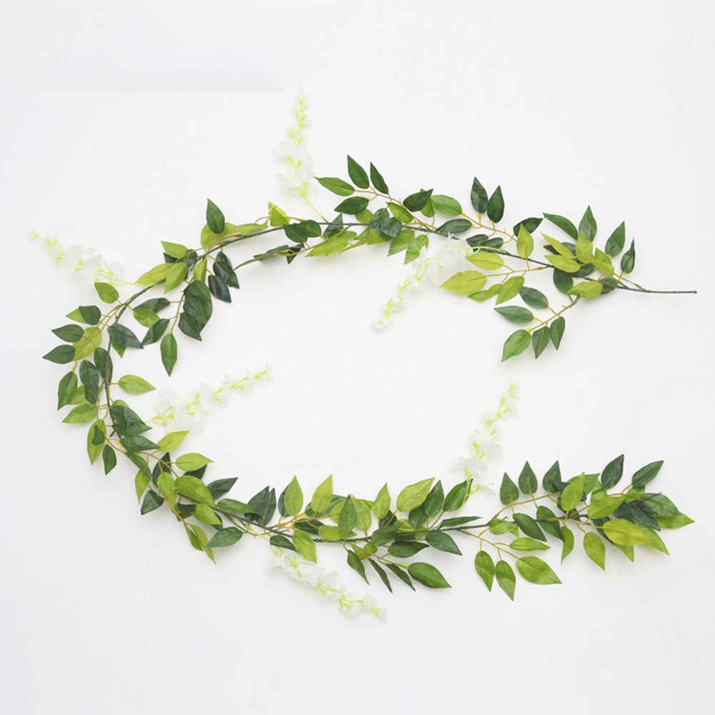 Yfashion 2M ulate Wisteria Flower Rattan for e arden Outdoor Wedding h Decoration