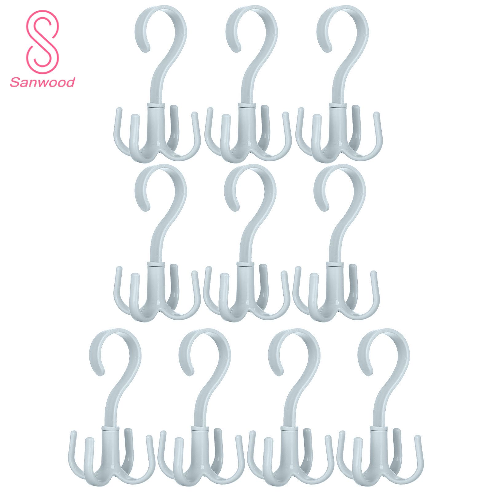 Closet Hooks Nail-free Free Punching Clothing Storage Hook