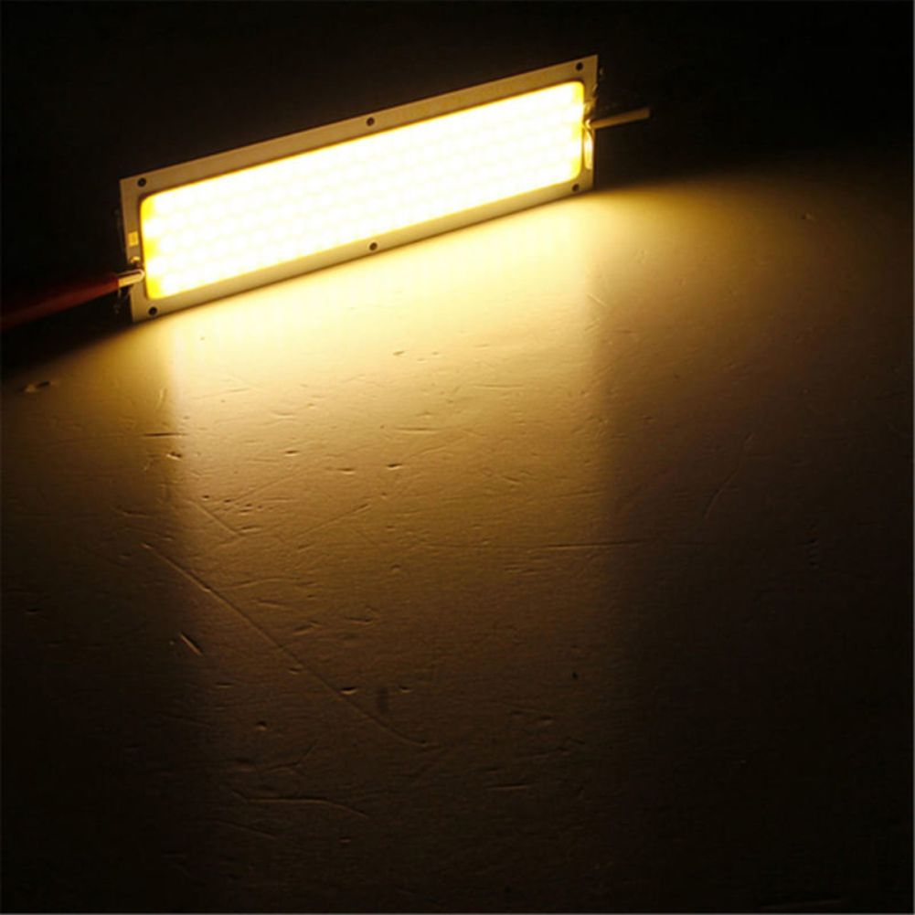 Durable 12-24V 1000LM 10W COB LED Strip Light Power Lamp Chip Warm Cool White