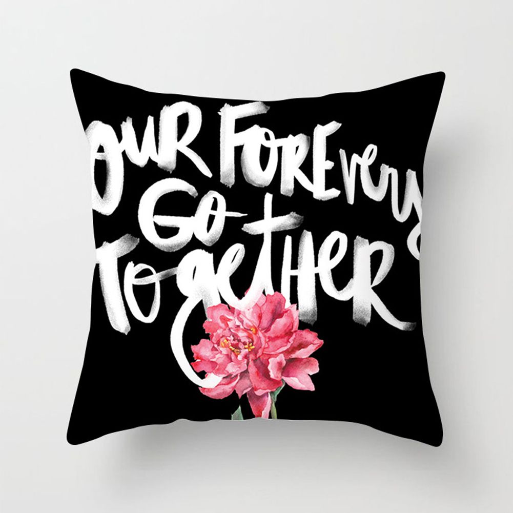 GC Pillow  Cover Geometric Style Colored Printed Decorative Pillowcase Square Sofa Cushion Cover 45x45cm color