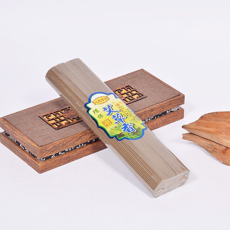 Natural Wormwood Stick Incense Mugwort Household Bamboo Scrap Wormwood Buddha Indoor Incense Yoga Meditation Incense