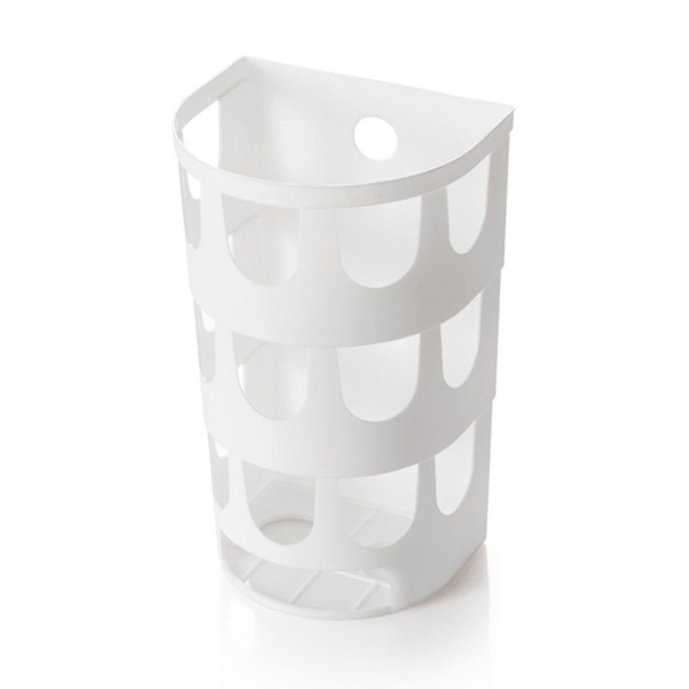 Wall-mounted Plastic Garbage Bag Dispenser Storage Box Kitchen Organizer