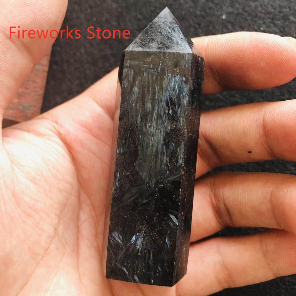 24 Stone Point Tower Wicca Healing Crystal Hexagon Natural Minerals Magic Wand Home Decor Geode Amethyst Rose Quartz