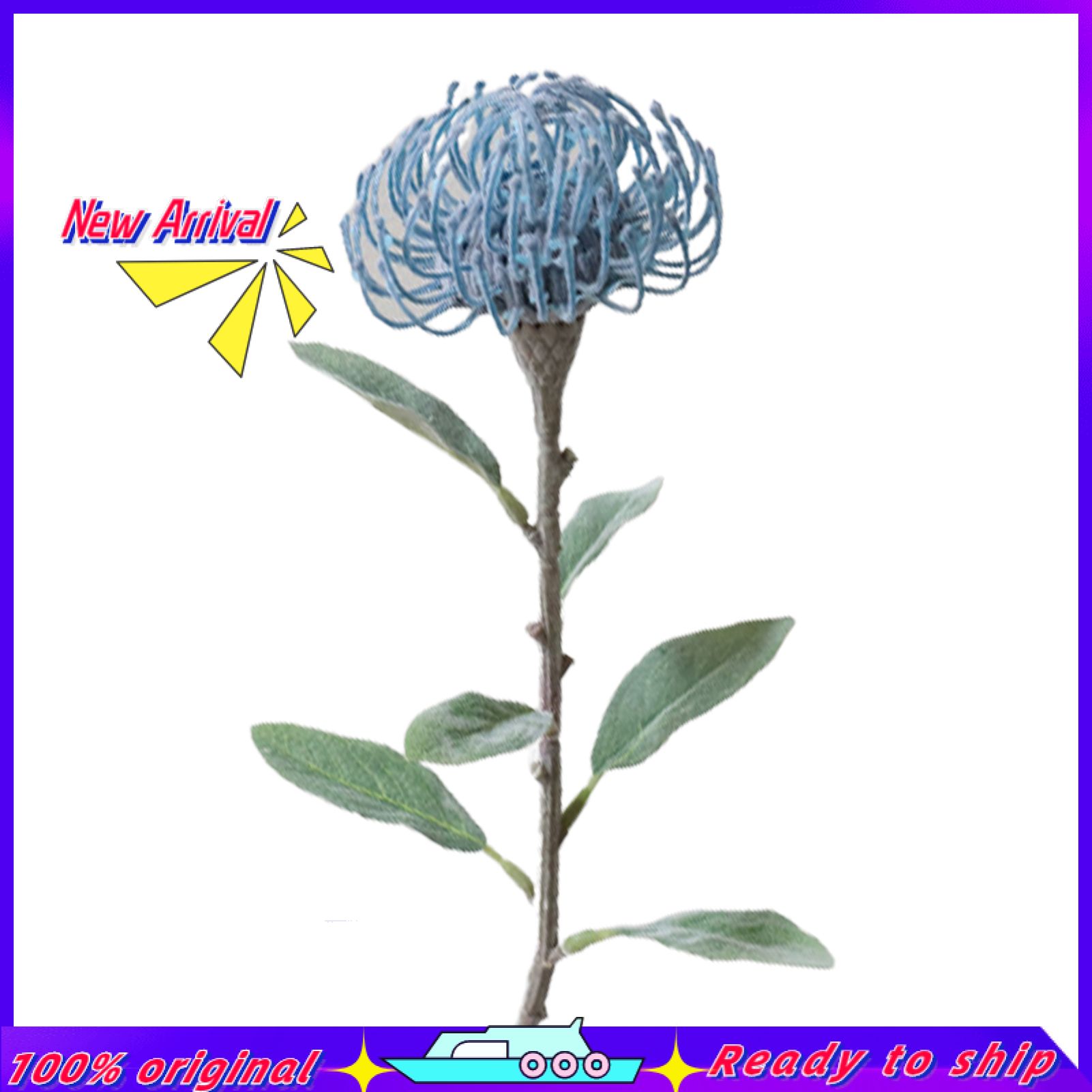 Artificial Flower Nice-looking Vivid Colorful Single Head Hydrangea Artificial Flower Wedding Ornament for Home
