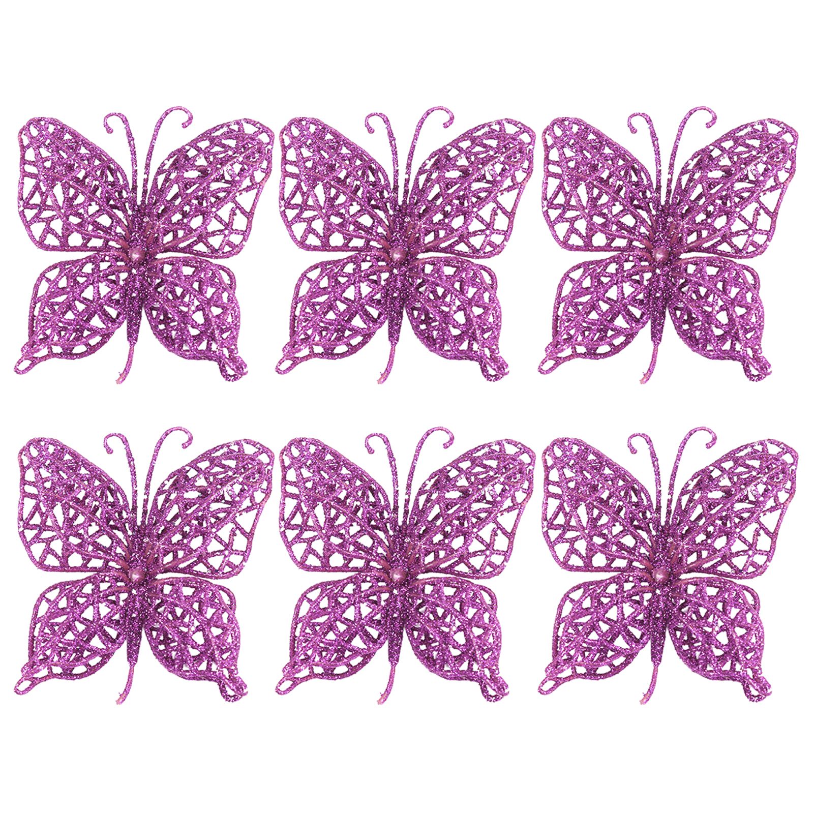 Butterfly Ornament Eye-catching Creative Merry Christmas Butterfly Decor