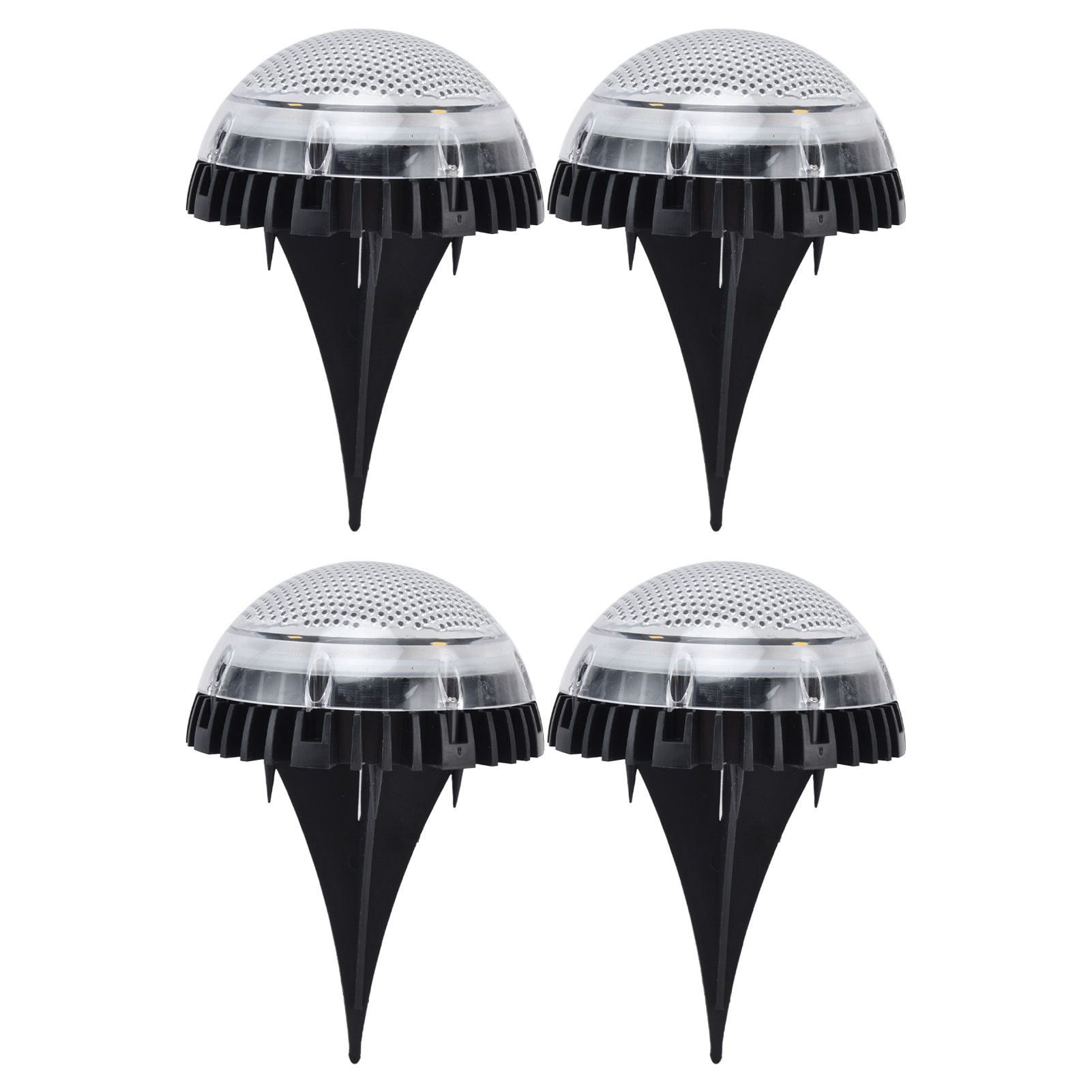 4Pcs Solar Garden Light 8LED Outdoor Ground Lamp For Pathway Walkway Backyard FS
