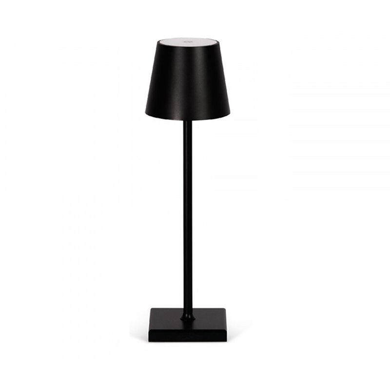 LED Aluminum Alloy Waterproof Table Lamp Simple Retro Cafe Press Dimming Rechargeable Bar Table Lamp