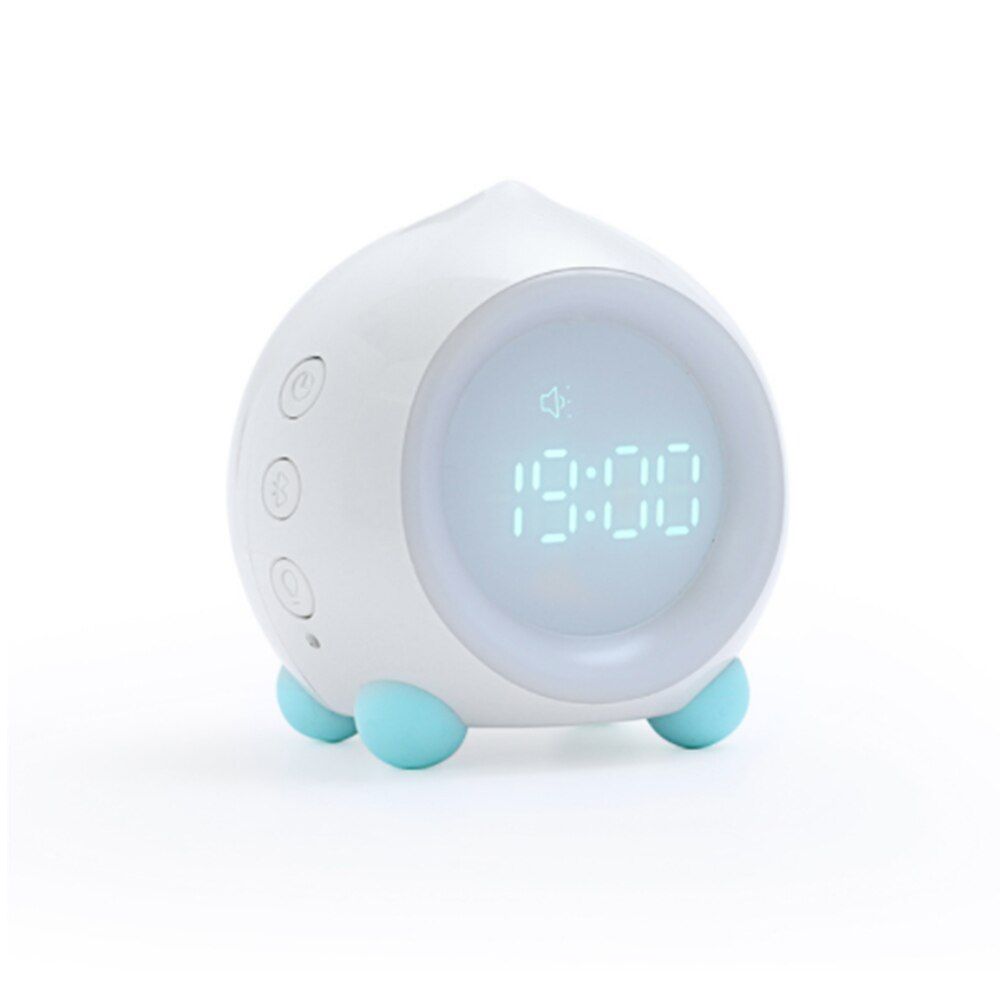 Peach Shape Alarm Clock Smart APP Bluetooth-compatible Speaker Mini Multi-function LED Digital Clock Sleep Light Wake up lights
