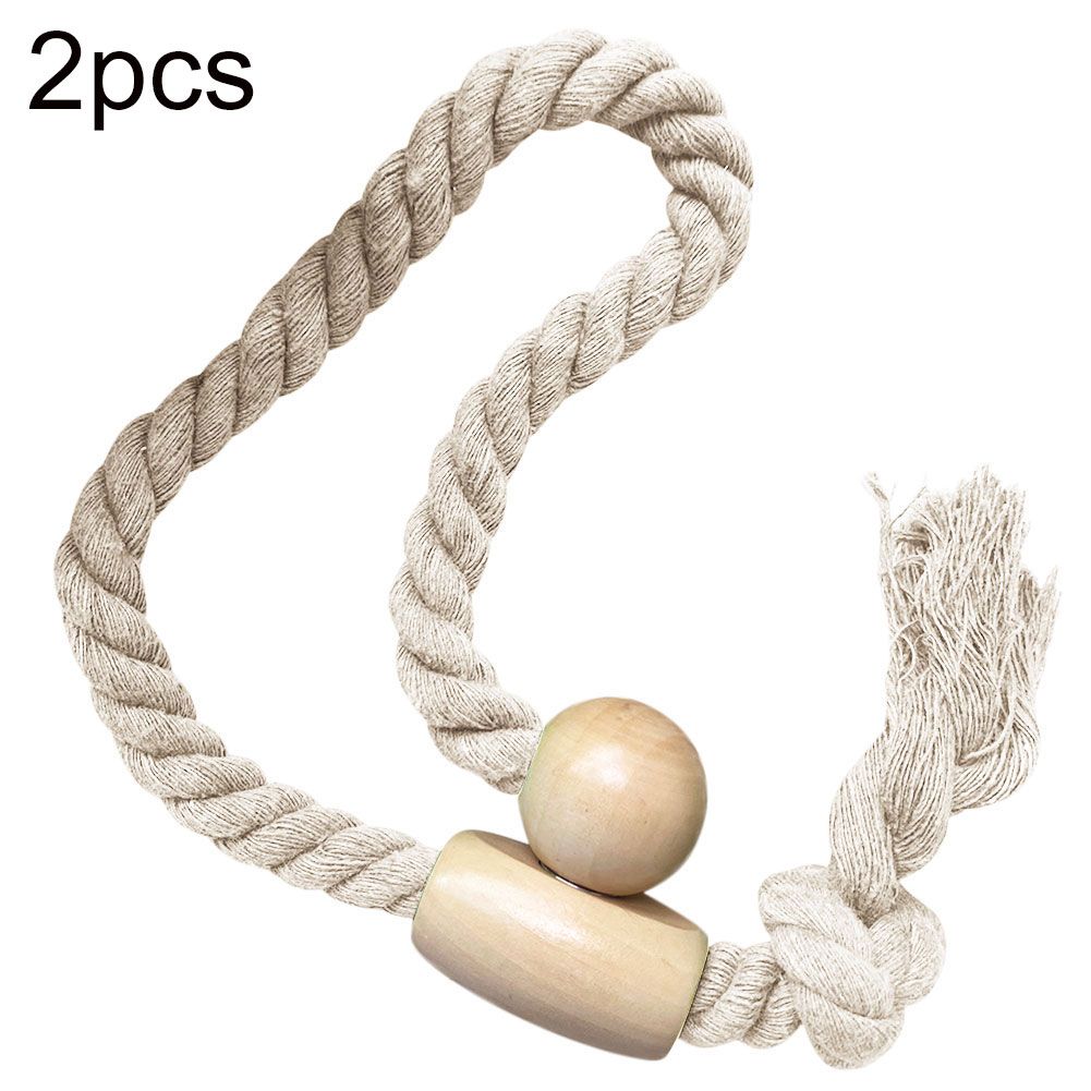 2Pcs Magnetic Bead Curtain Rope Buckle Holder Holdback Tieback Home Decoration