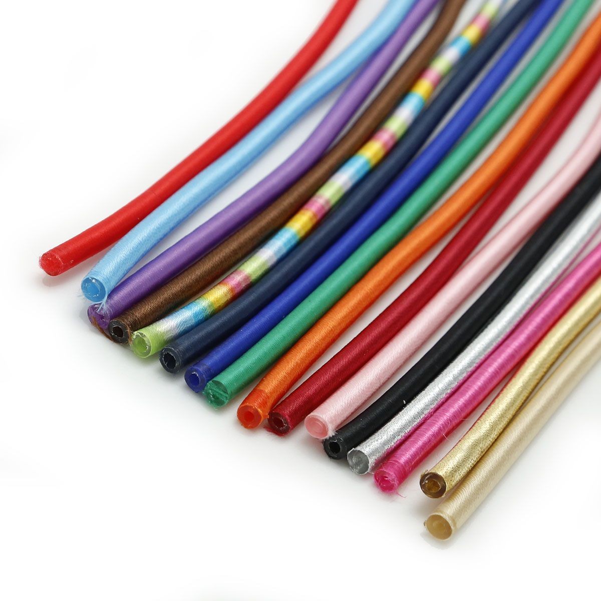 1-10Pcs/bag Rayon Rope (Rayon Winding Hose) For Necklace Bracelet Fashion Jewelry Making Craft Accessories