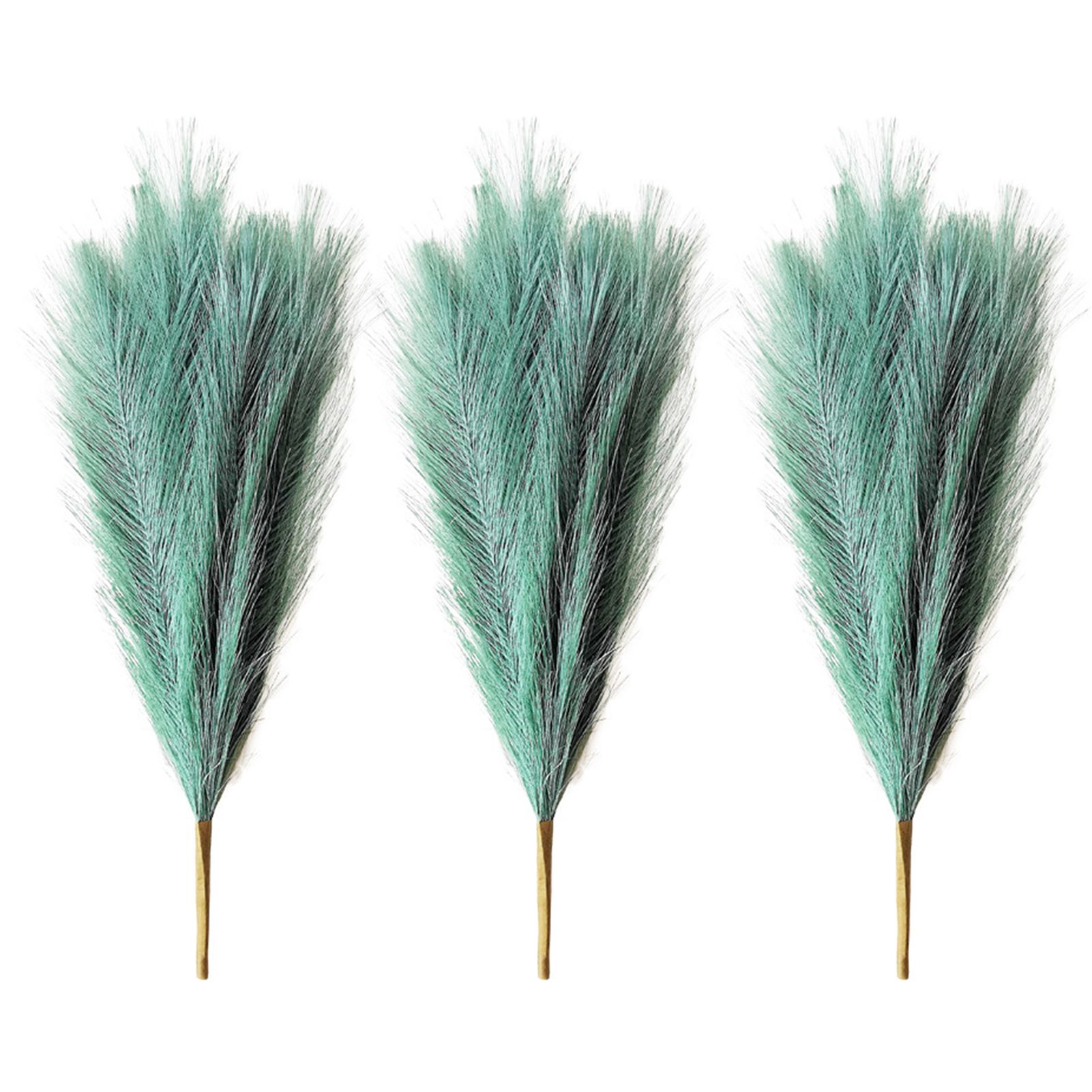 Artificial Eye-catching Ornamental 5 Forks Simulation Pampas Grass