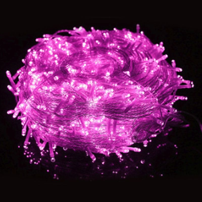 Light String USB Light String galactic Line Light String Decoration Small Lights 50M 500Led Pink