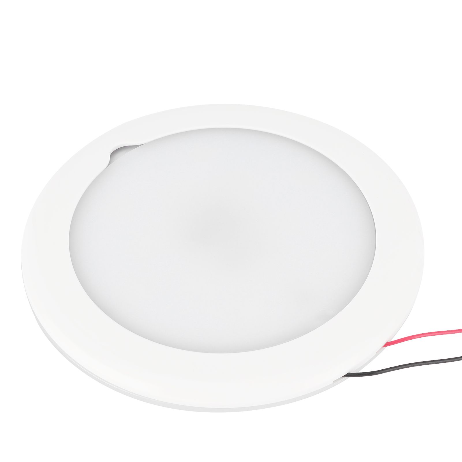 5.9in LED RV Ceiling Dome Light Interior Lighting Dimmable Roof Touch Dimming Adjustable Puck for IP67 Waterproof Marine