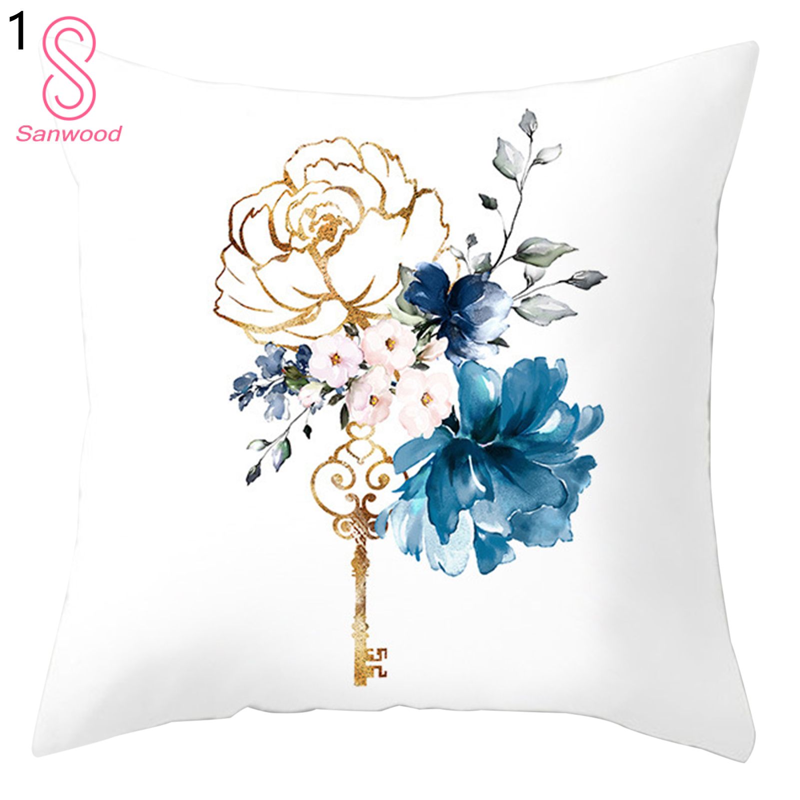 low Case Soft Touch Square Modern Marble Pted Sofa Cushion lowcase