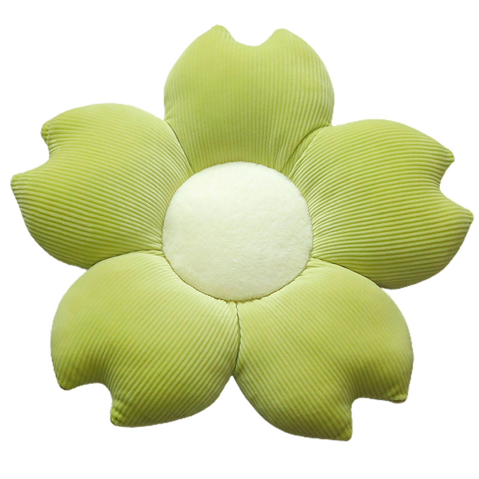Three-dimensional Sitting Cushion Breathable Plush Flower-Shaped Throw Pillow Cushion for Office