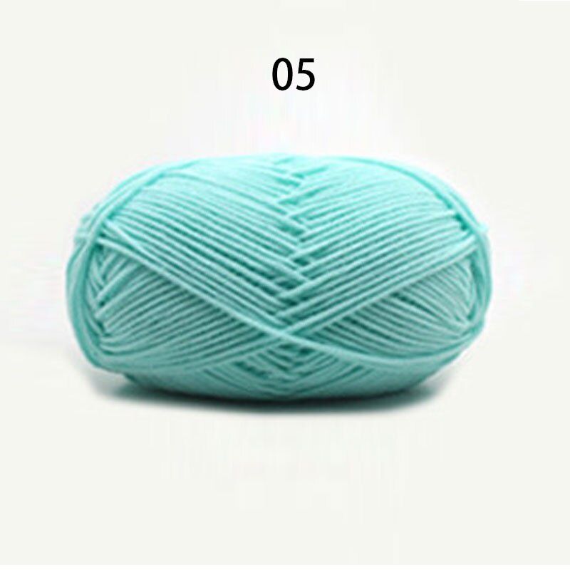 GC 50g 4ply Smooth Milk Fiber Knitting Wool Crochet Yarn Milk Cotton Hand Knitted Yarn