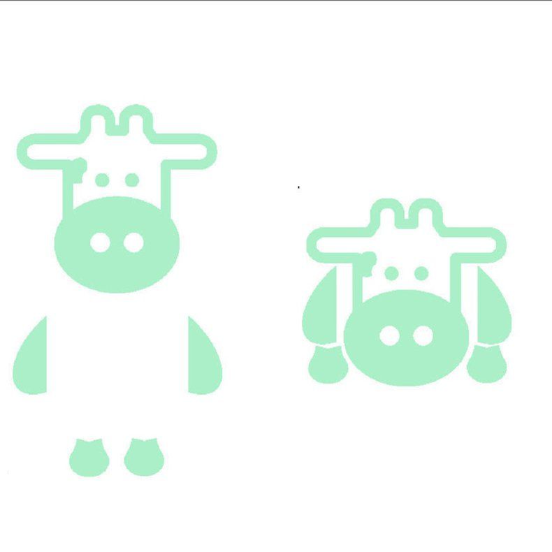 Cartoon Luminous Switch Sticker Glow in the Dark Wall Stickers Home Decor