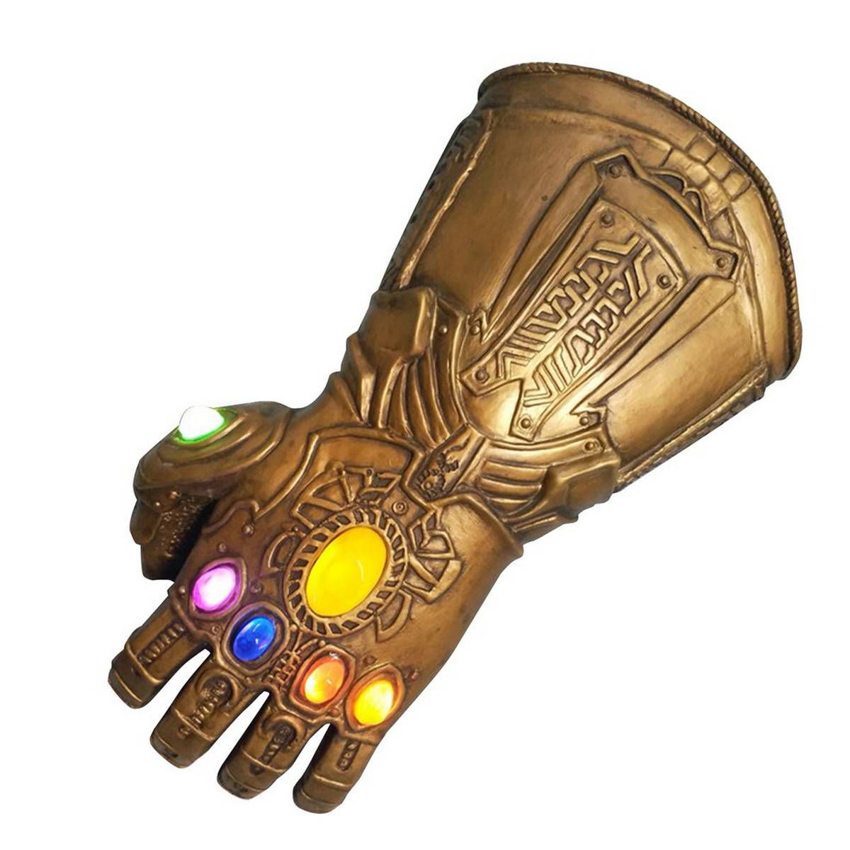 LED Light Thanos Infinity Gauntlet Cosplay LED Gloves PVC Action Figure Model