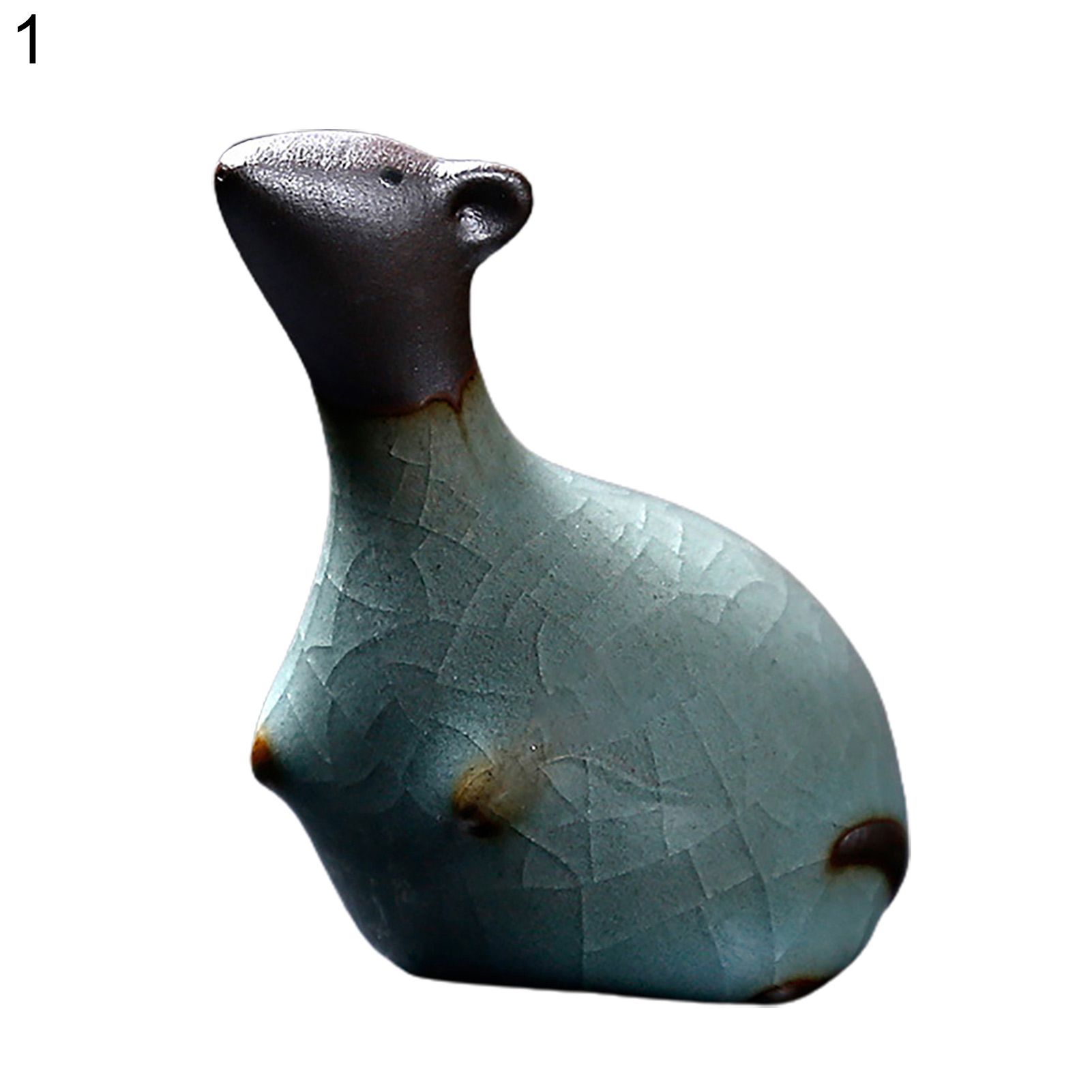 Animal Miniature Heat-resistant Decorative Attractive Animal Ceramic Doll