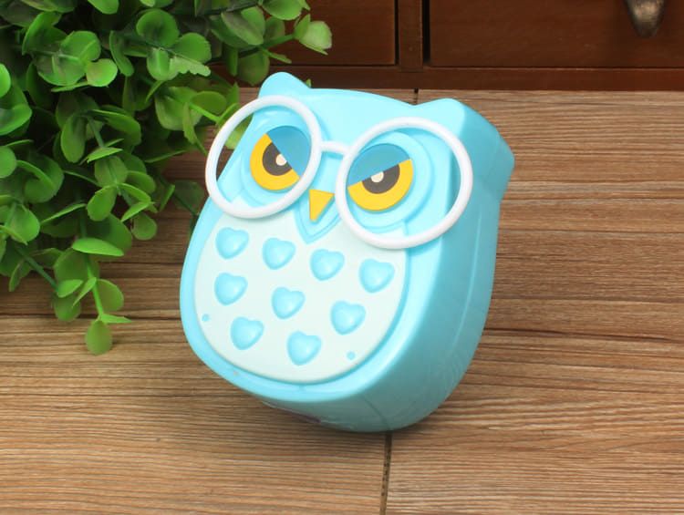 Mini Owl Baby Night Light Automatic Sensor Light Control Lamp EU Plug Room Led Lamp Animal Socket Room Light S M Tanvir