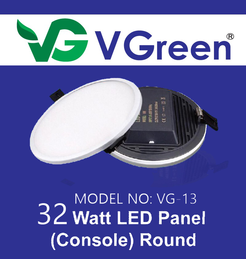 VGreen 32 Watt ( Console)  Rund Panel