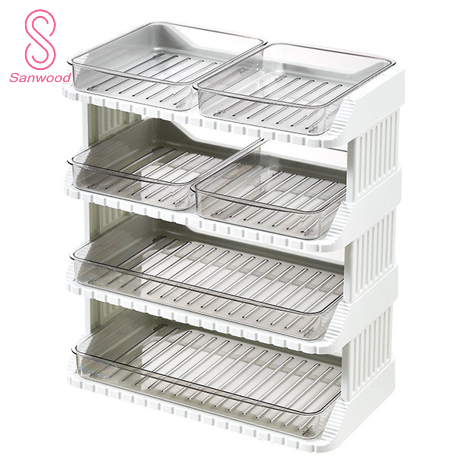 Preparation Tray Large Capacity Kitchen Vegetable Racks Preparation Tray