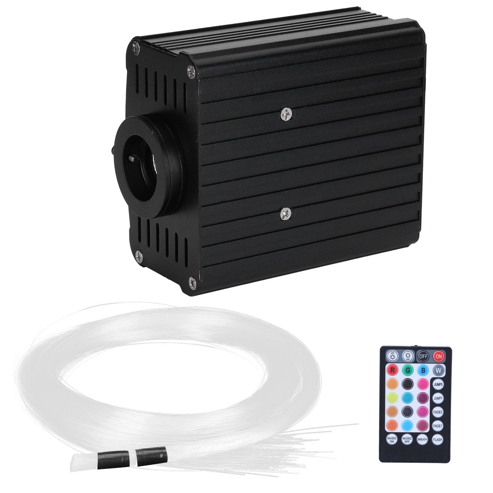 16W Fiber Optic Light RGBW LED Ceiling Kit APP Control With 2m Op SS