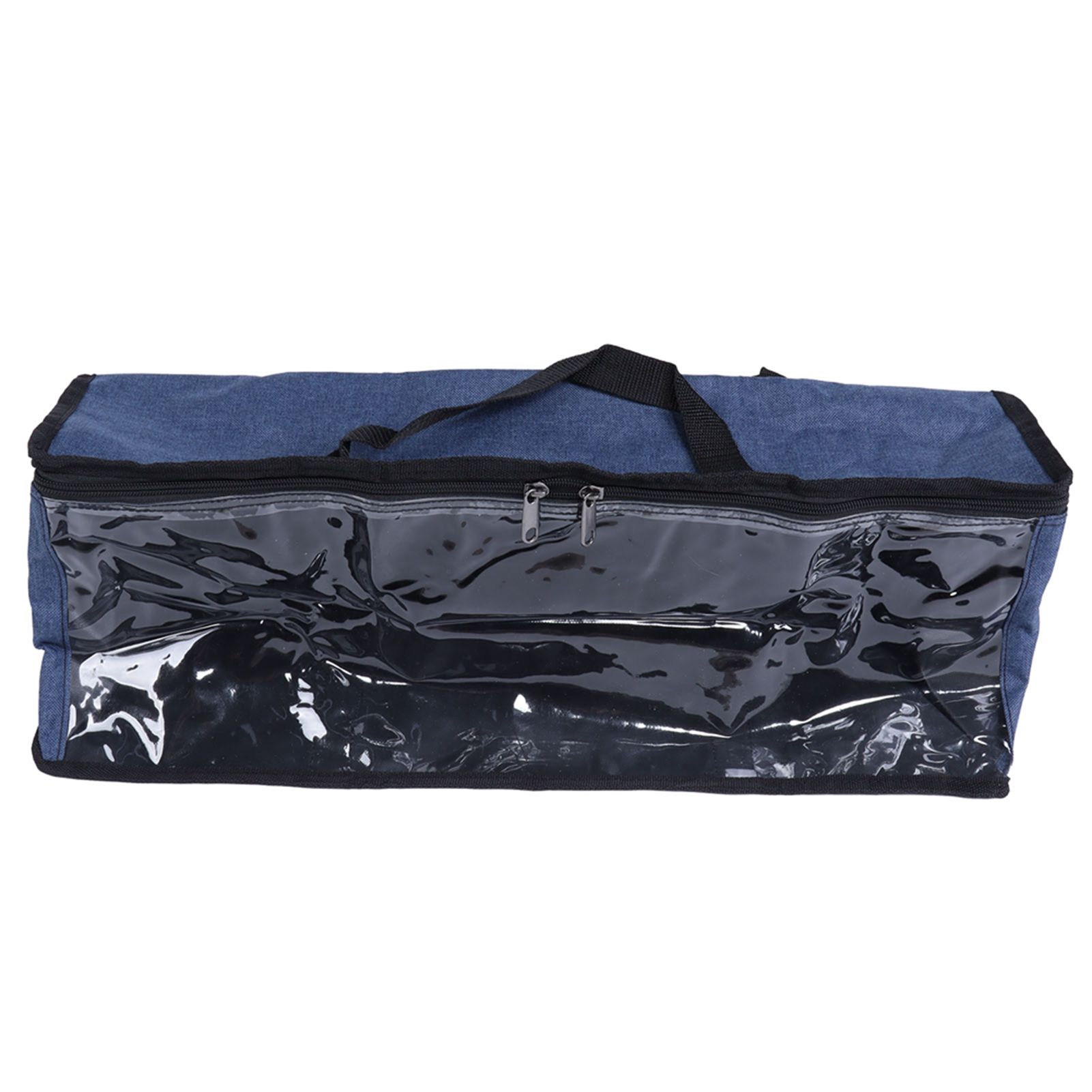 PVC Storage Bag Dustproof Zippered Tote With Handles Home Travel