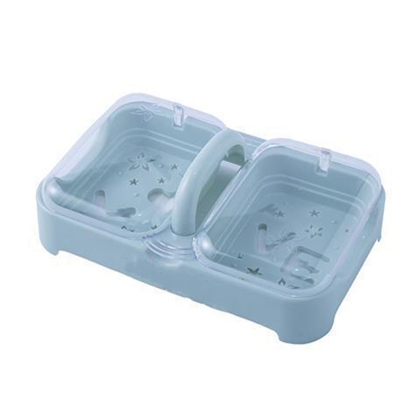 Soap Box Clamshell Design Flip Lid Soap Box