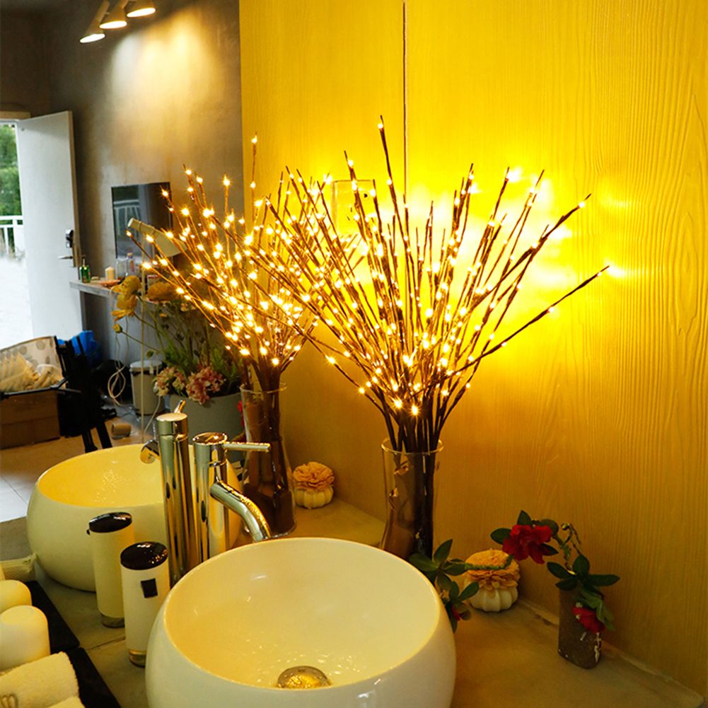 Flexible LED branch light warm white home decoration branch branch light
