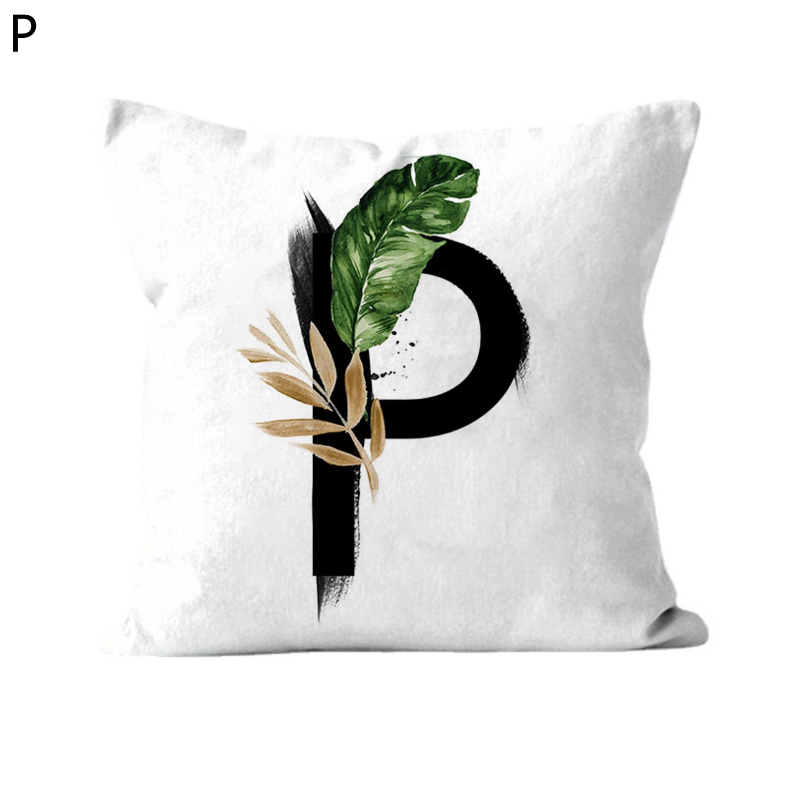 low Slipcover Shrink Resistant Assorted Tropical Printed Cushion Throw Cover